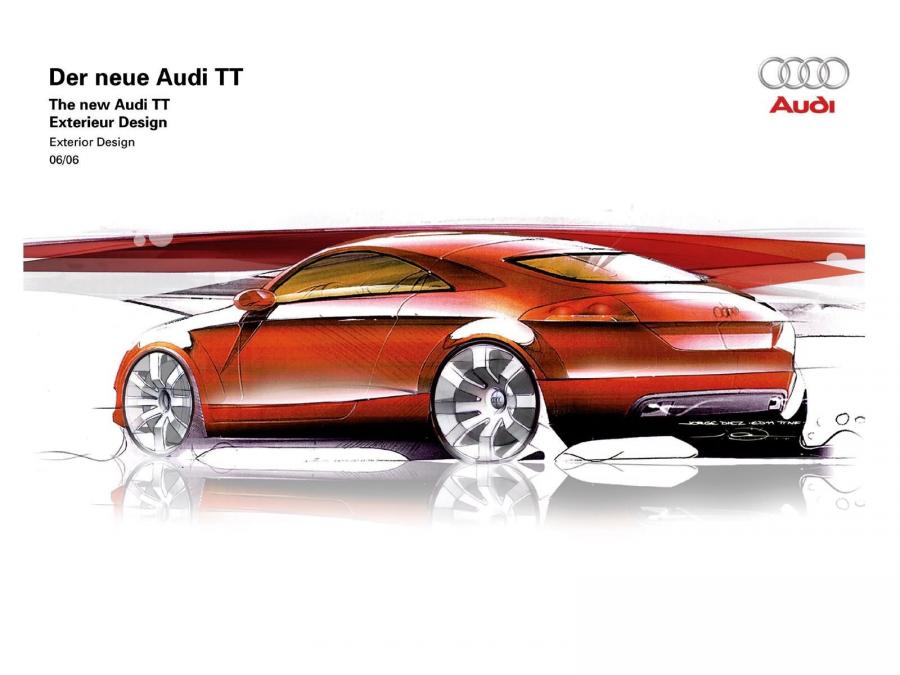Эскиз Audi TT 3.2 Quattro Coupe (8J) 2006 года  (WW) (фото 60 из 77)